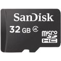 SanDisk 32GB Micro SDHC memory card  4MB/s 