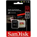 SanDisk Extreme 32GB microSDHC Memory card + SD Adapter with A1 App Performance