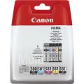 Canon PGi-580 PGBK / CLi-581 BK/C/M/Y Set of 5 Original Canon Ink Cartridges