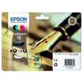 Epson 16 Ink T1626 Multipack Original Epson Ink Cartridges (Full Set of 4) - Fountain Pen
