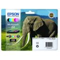 Epson 24 Ink T2428 Multipack Original Epson Ink Cartridges (Set of 6) - Elephant