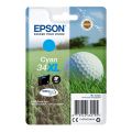 Epson 34XL Ink T3472 Cyan Original Epson Ink Cartridge (10.8ml) - Golf Ball