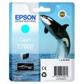Epson T7602 Cyan Original Ink Cartridge (25.9ml) - Killer Whale
