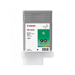 canon pfi101g green 130ml original ink cartridge 0890b001a