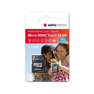 16gb microsdhc card agfaphoto inc adapter