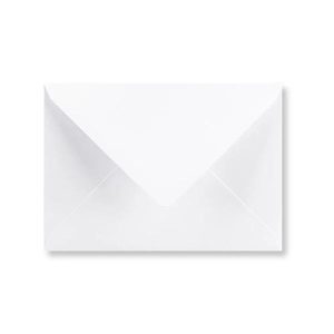 c5 diamond white gummed envelopes fits a5 cards 50 pack