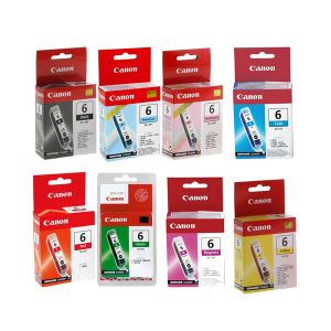 canon bci6 multipack full set 8 original ink cartridges