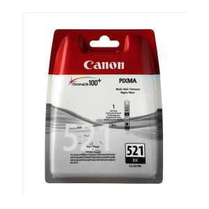 canon cli521bk black original ink cartridge 2933b001