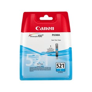 canon cli521c cyan original ink cartridge 2934b001