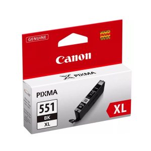 canon cli551xlb black original high capacity ink cartridge 6443b001