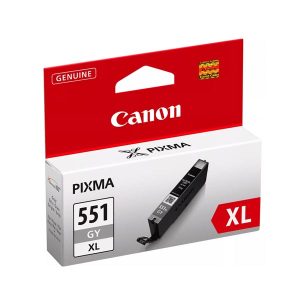 canon cli551xlgy grey original high capacity ink cartridge 6447b001