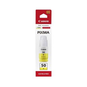 canon gi50y yellow original ink bottle 3405c001