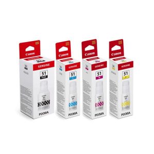 canon gi51 multipack full set 4 original ink bottles