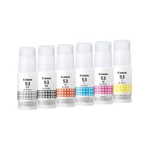 canon gi52 multipack full set 6 original ink bottles