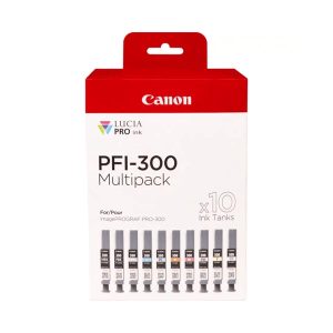 canon pfi300 multipack full set 10 original ink cartridges 4192c008