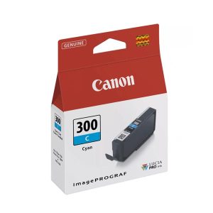canon pfi300c cyan original ink cartridge 4194c001