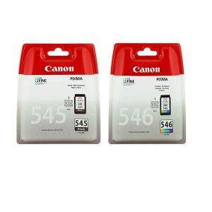 canon pg545 cl546 multipack full set 2 original ink cartridges 8287b005