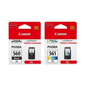 canon pg560xl cl561xl multipack full set 2 high capacity original ink cartridges 3712c004