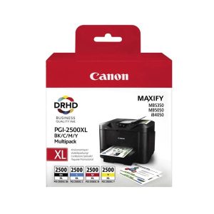 canon pgi2500xl multipack full set 4 original high capacity ink cartridges 9254b004
