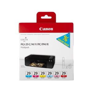 canon pgi29 multipack set 6 original ink cartridges 4873b005