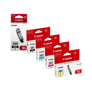 canon pgi580xl cli581xl multipack full set 5 high capacity original ink cartridges
