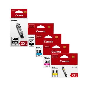 canon pgi580xxl cli581xxl multipack full set 5 extra high capacity original ink cartridges