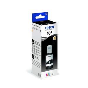 epson 105 pigment black original ink bottle c13t00q140