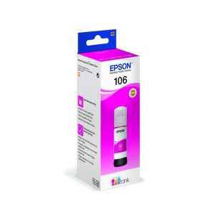 epson 106 magenta original ink bottle c13t00r340