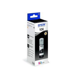 epson 106 photo black original ink bottle c13t00r140