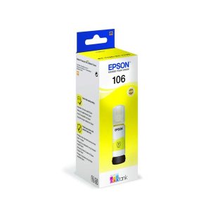 epson 106 yellow original ink bottle c13t00r440