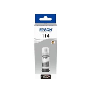 epson 114 grey original ink bottle c13t07b540