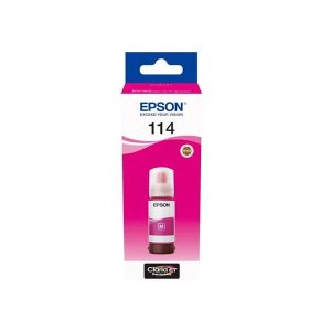 epson 114 magenta original ink bottle c13t07b340
