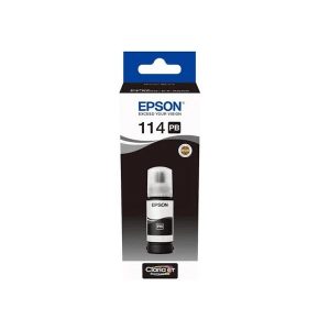 epson 114 photo black original ink bottle c13t07b140