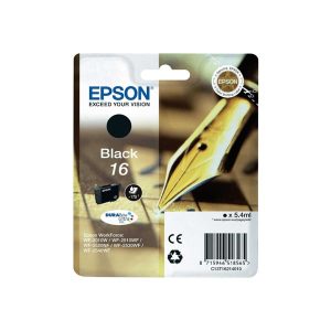 epson 16 black original ink cartridge pen and crossword t1621
