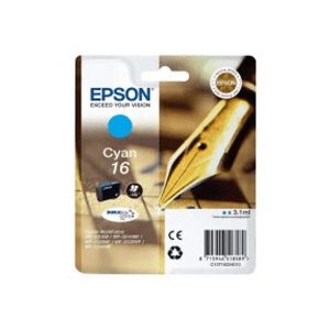 epson 16 cyan original ink cartridge pen and crossword t1622