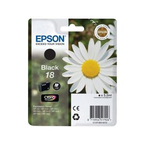 epson 18 black original ink cartridge daisy t1801