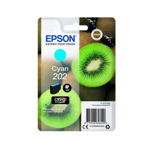 epson 202 cyan original ink cartridge kiwi c13t02f24010