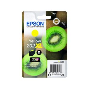 epson 202xl yellow original high capacity ink cartridge kiwi c13t02h44010