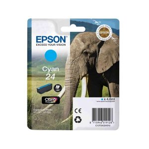 epson 24 cyan original ink cartridge elephant t2422