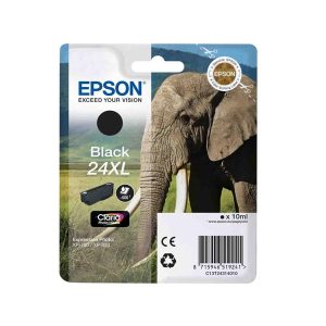 epson 24xl black original high capacity ink cartridge elephant t2431