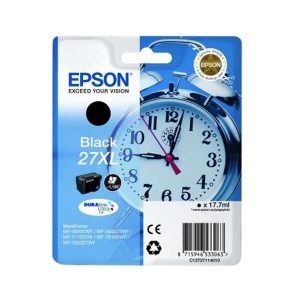 epson 27xl black original high capacity ink cartridge alarm clock t2711