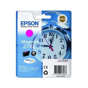 epson 27xl magenta original high capacity ink cartridge alarm clock t2713