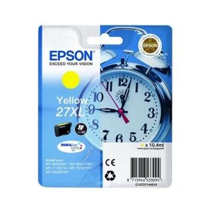 epson 27xl yellow original high capacity ink cartridge alarm clock t2714