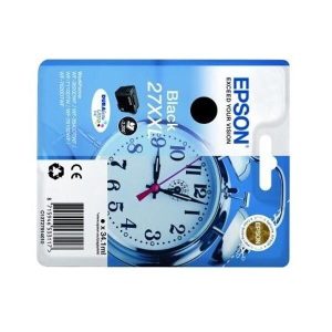 epson 27xxl black original extra high capacity ink cartridge alarm clock t2791