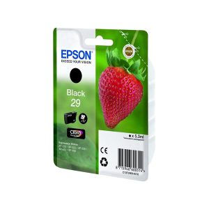 epson 29 black original ink cartridge strawberry t2981