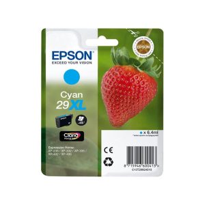 epson 29xl cyan original high capacity ink cartridge strawberry t2992