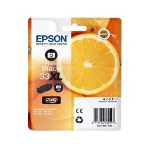epson 33xl photo black original high capacity ink cartridge orange t3361