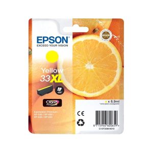 epson 33xl yellow original high capacity ink cartridge orange t3364