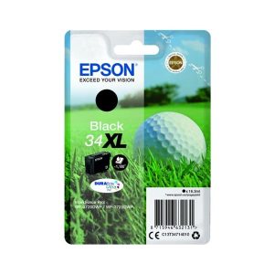 epson 34xl black original high capacity ink cartridge golf ball t3471