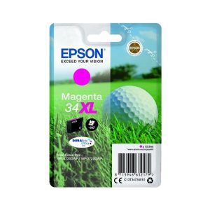 epson 34xl magenta original high capacity ink cartridge golf ball t3473